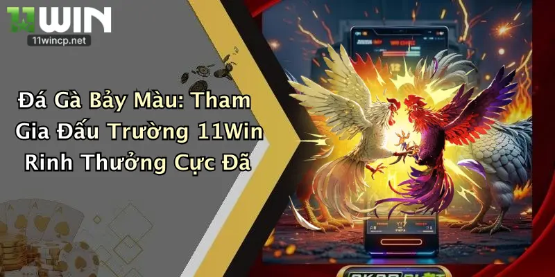 Đá Gà Bảy Màu: Tham Gia Đấu Trường 11Win Rinh Thưởng Cực Đã