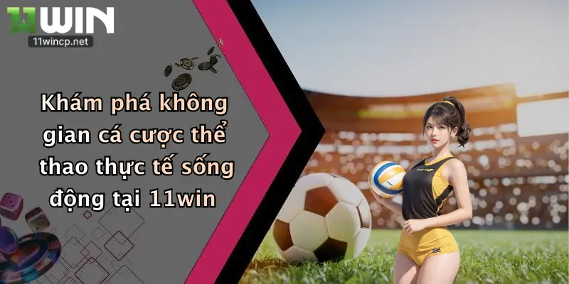 Khám phá không gian cá cược thể thao thực tế sống động tại 11win