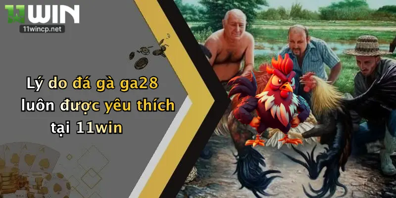 Lý do đá gà ga28 luôn được yêu thích tại 11win